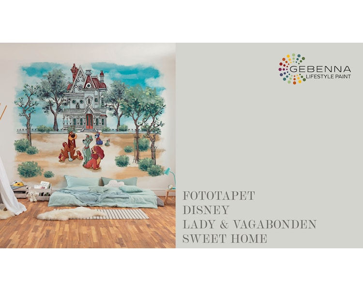 Fototapet Disney Lady og Vagabonden Sweet Home